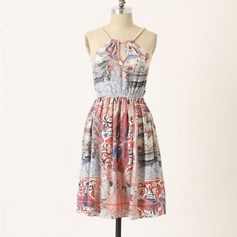 Anthropologie Castle Lake Dress